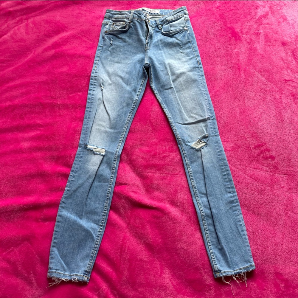 Zara Trafaluc Cigarette Skinny Jeans